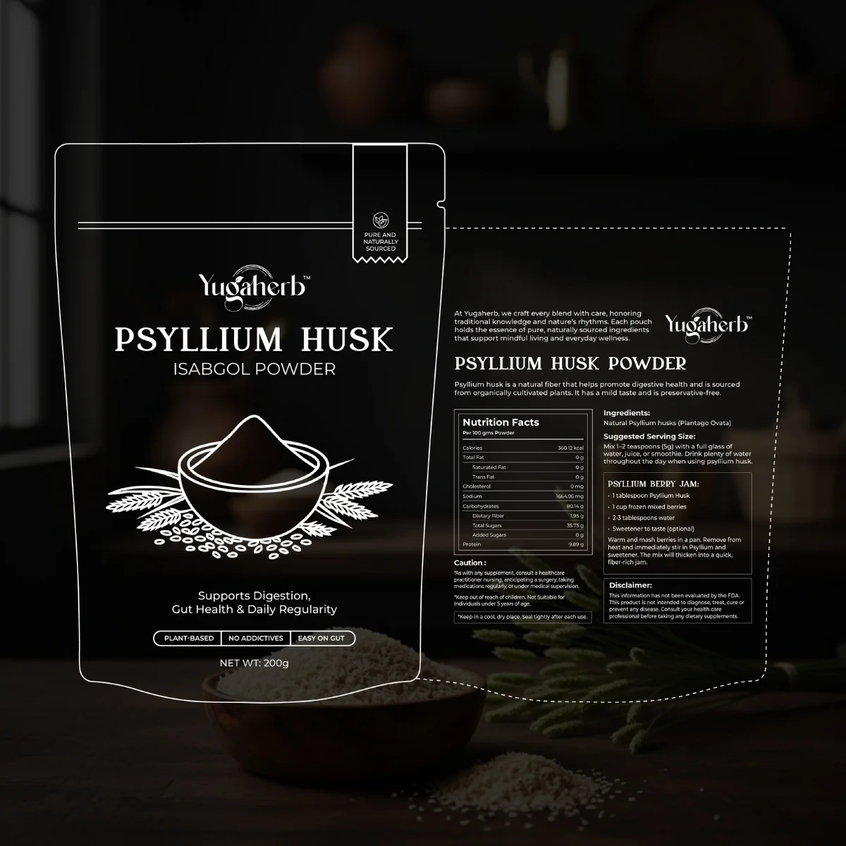 Psyllium Husk (Isabgol) Powder (200g) - Image 4