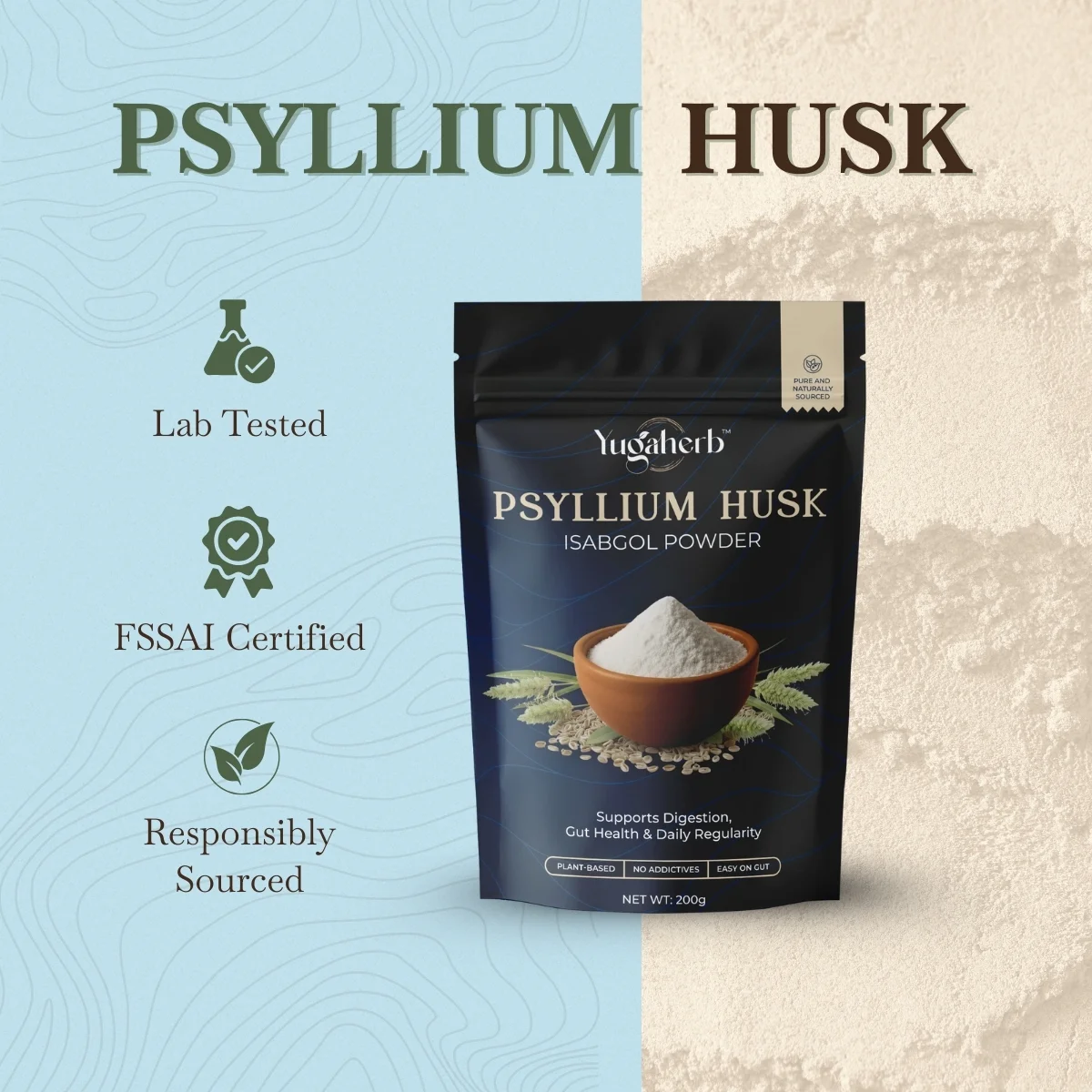 Psyllium Husk (Isabgol) Powder (200g) - Image 5