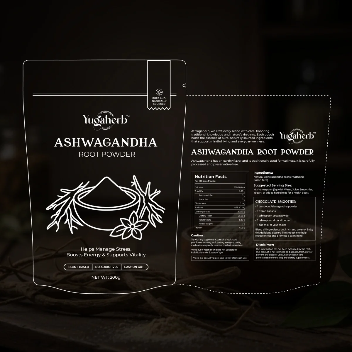 Ashwagandha Root Powder (200g) - Image 4
