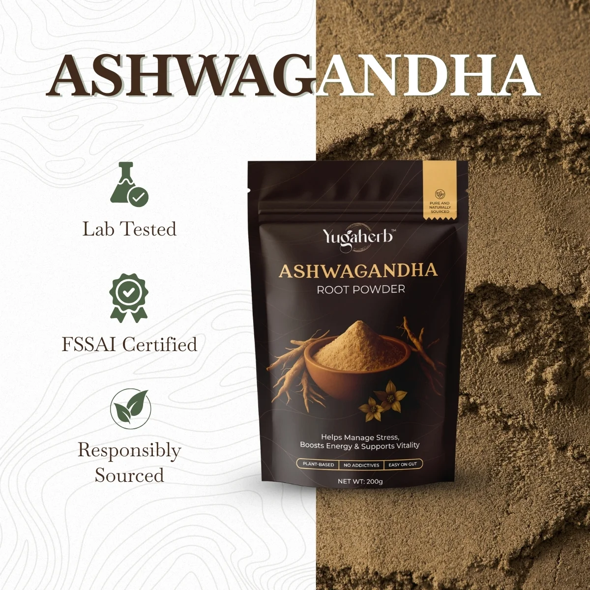 Ashwagandha Root Powder (200g) - Image 5