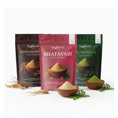 Feminine Wellness Combo | Shatavari, Ashwagandha & Moringa | Yugaherb