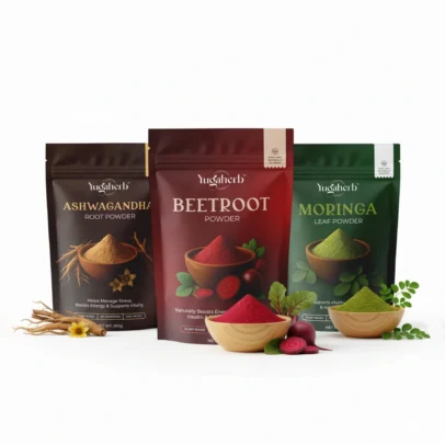 Sports Performance Enhancer | Ashwagandha, Beetroot & Moringa | Yugaherb