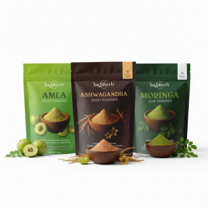 Immunity Shield Combo | Amla, Moringa & Ashwagandha | Yugaherb