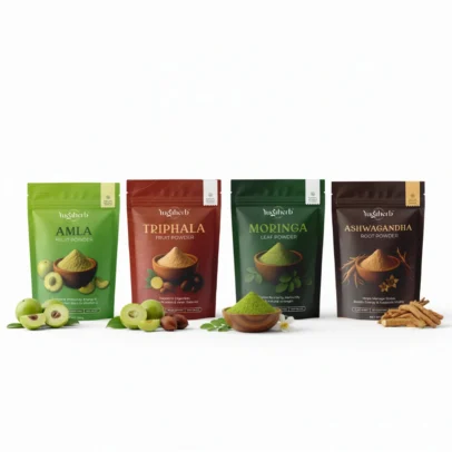Complete Wellness Pack | 4 Herb Daily Ayurvedic Formula | Yugaherb